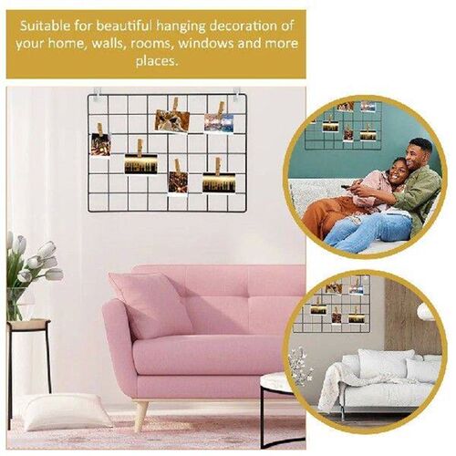 Shelf Picture Wall Decor Hanging Photo Frames Wall-mounted