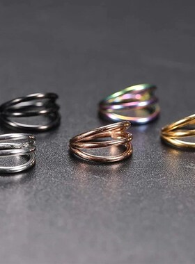 2024 CZ Row Conch Nose Rings Hoops Earrings Piercing Jewelry