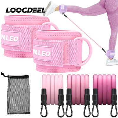 LOOGDEEL 1Pcs Ankle Straps Set Foot Support Cuff Unisex Yoga