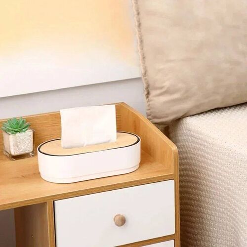 Tissue Box Holder Bamboo ver Toilet Paper Box Napkin Holder
