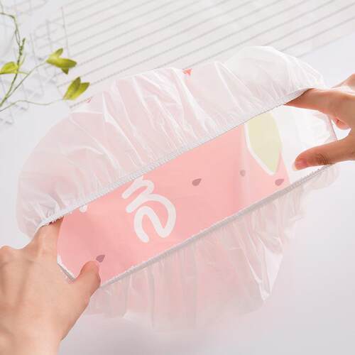 Waterproof Bath Cap for Adults, Womens Shower Cap, Cute Bat