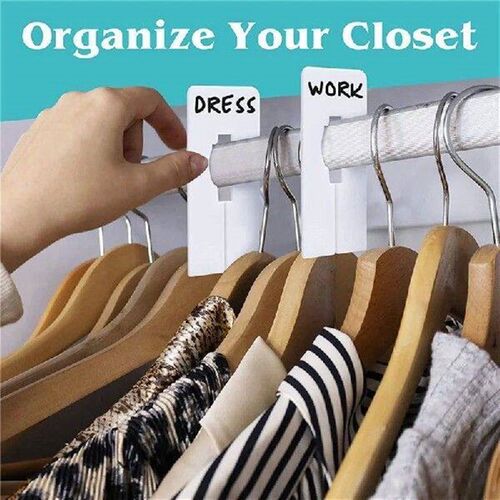 30 Closet Dividers for Hanging Clothes- Rectangle Clothing