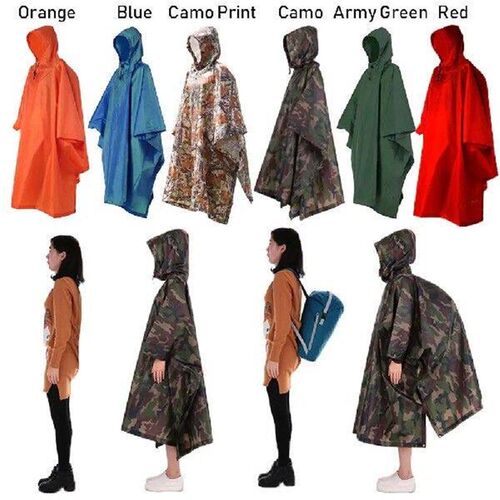 Accessories 3 in 1 Waterproof Tents Hiking Cycling Poncho