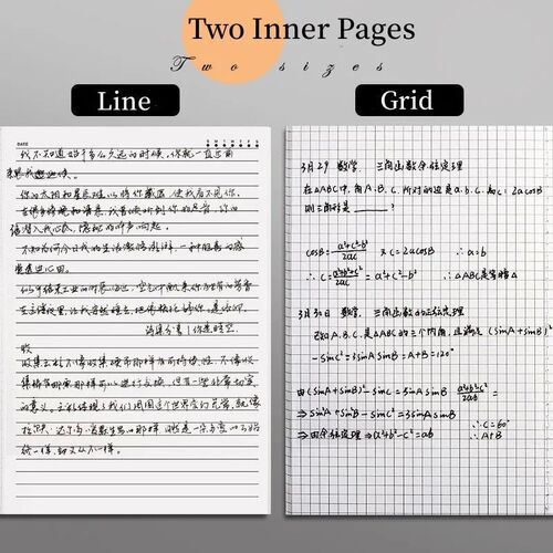 A4 A5 B5 Notebook To-Do Lined Blank Grid Paper Journal Diary