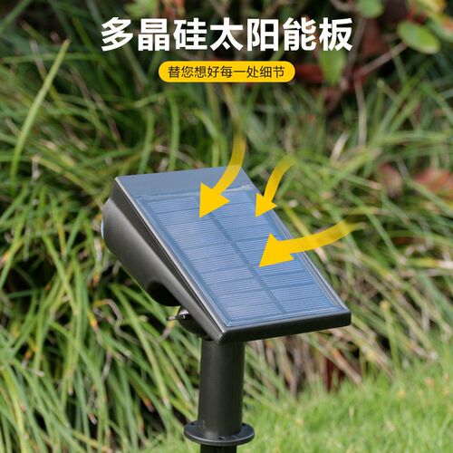 Solar Spotlight Outdoor Super Bright Waterproof Ground Lawn