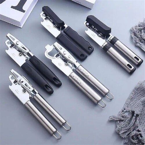 Hand Can Opener Stainless Steel Tin Opener Solid Kitchen