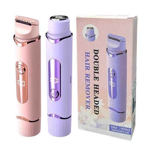 Dual-purpose Female Hair Trimmer 2-IN-1 Electric Shaver &  H