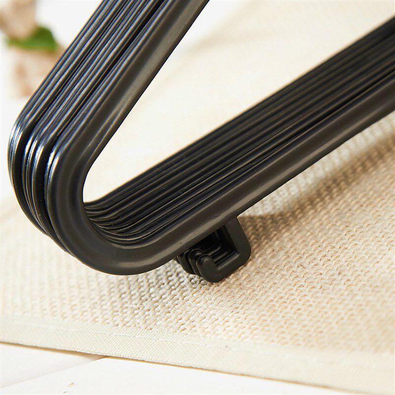 10pcs Adult Clothe Hanging Rack Clothing Hanger Non-Slip Dry - 实物图