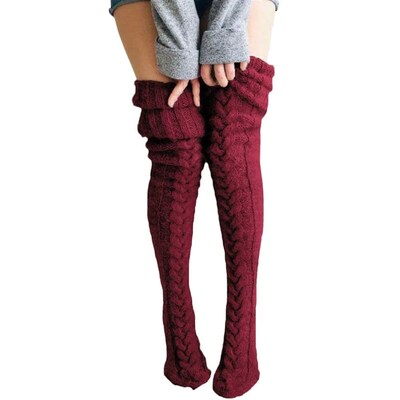 Womens Stockings Wool Foot Warmers Fashion Lady Stockings C