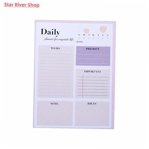 Daily To Do Planner Undated Task Checklist Organizer with To