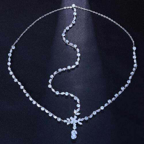 Stonefans Boho Bridal Wedding Head Chain Exquisite Cubic Zir