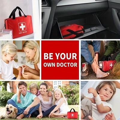 Portable Emergency Medical First Aid Bag Kit For Household O