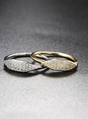 Dainty Minimalist Stacking Ring For Women rend Cubic Zircon