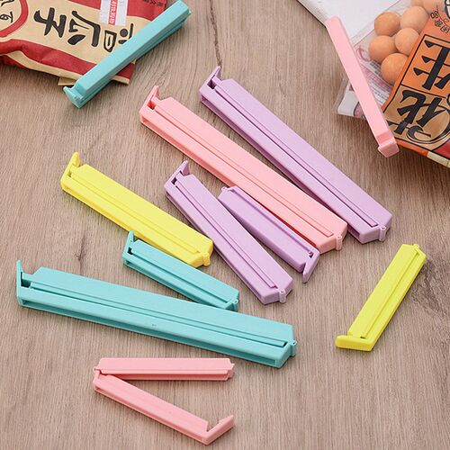 12Pcs Food Snack Package Bag  Sealing  Plastic Clips For Pac