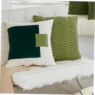 Light Luxury Green Home Sofa Throwing Pillow with Soft Deco1