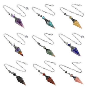 Authentics Lazuli Healings Pendulums, Natural Crystal Tool