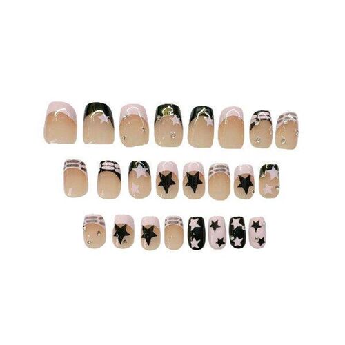 Sweet & Cool Hot Girl Press-on Nail Short Square Waterproof
