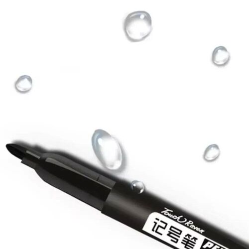 9 Pcs/Set Permanent Marker Pen Fine Point Waterproof Ink Thi