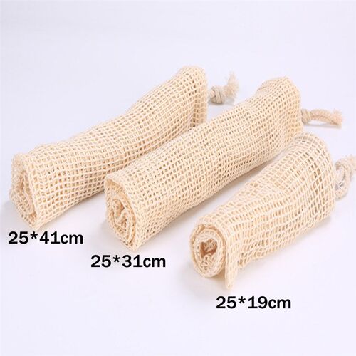 Cotton Mesh Vegetable Bags Produce Bag Reusable Cotton Mesh