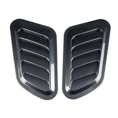 2Pcs Universal Carbon Fiber Car Decorative Cell Air Flow Int