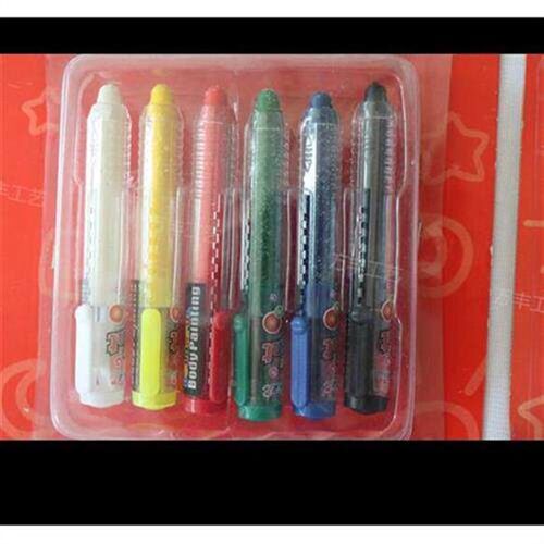 12 Colors Face Painting Pencils Face Paint Colorful Crayon H