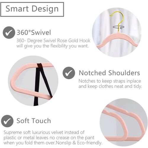 Thicken velvet clothes hanger Coat Hanger holder rack closet