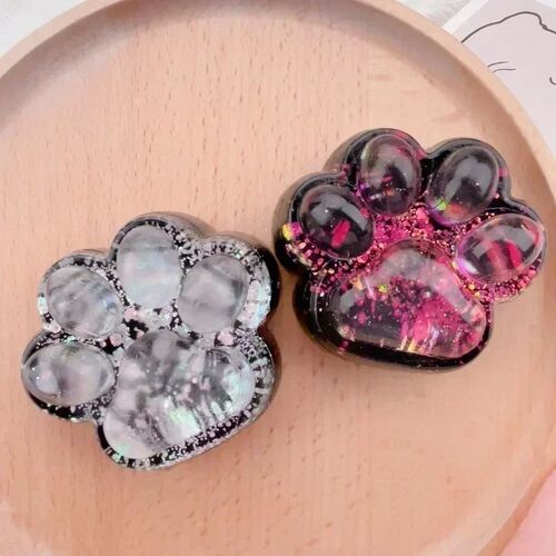 Cute Sequin Cat Claw Squishy Fidget Toy Slow Rebound Stress