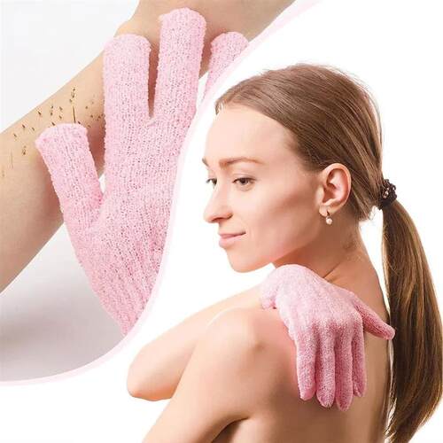10PCS Body Wash Gloves Peeling Exfoliating Mitt Glove For Sh