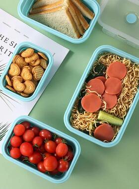 4 Sizes Collapsible Silicone Food Container Portable Bento C