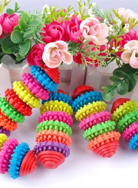 Colorful Rubber Pet Dog Puppy Cat Chew Toy Pet Training Prod