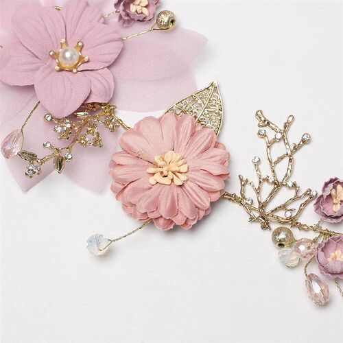 Wedding Headdress Pearl Crystal Headband Bridal Hair Accesso