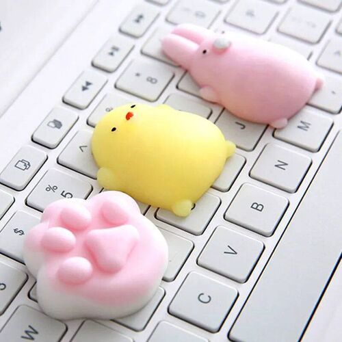 10 Pcs Random Release Pressure Toy Small Animals Parent Chil