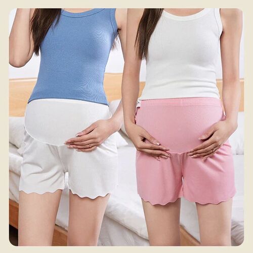 Soft Short Maternity Pants For Pregnant Women Summer High Wa