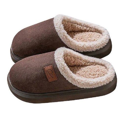 Women Plush Slippers Fluffy Home Slippers Comfortable Low