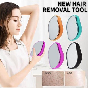 @.2PCS Physical Eraser Glass Hair Remover Painless Epilator