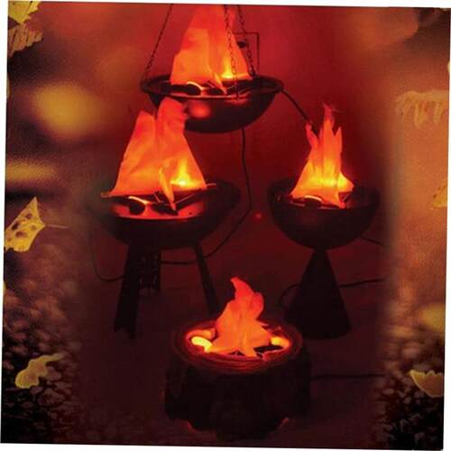 Halloween decorate Flame Lamp Basin LED electronic brazier