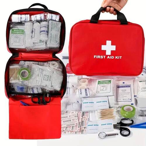A portable first aid kit: Comprehensive yet compact for home