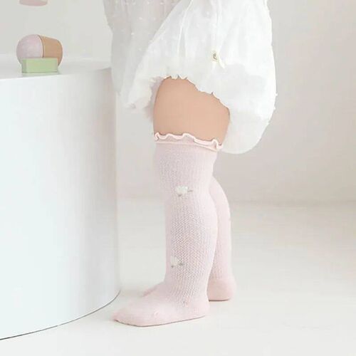 5 Pairs Summer Baby Socks Thin Breathable Newborn Over-Knee