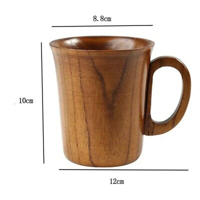 (1pcs)Japanese Creative Jujube Sour Wood Household High Beau