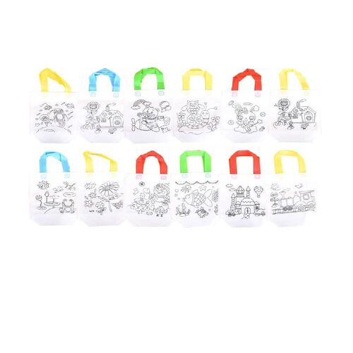5 Sets DIY Graffiti Bag with Markers Handmade Painting Non-W