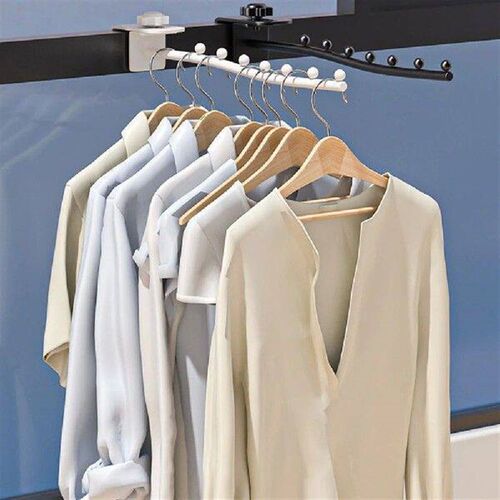 Metal Clothes Rail With Swing Arm Bracket High Quality