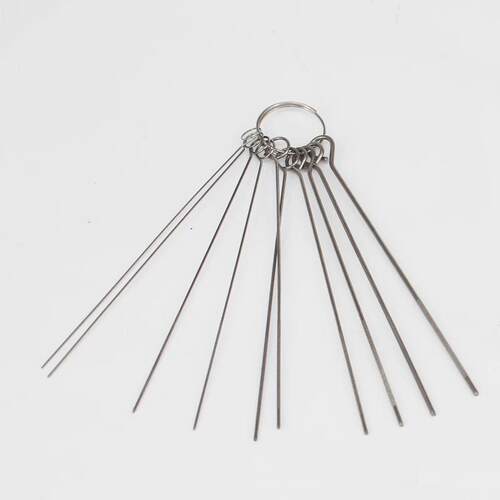 Stainless Steel Twisted Needle with Threaded Design for Show
