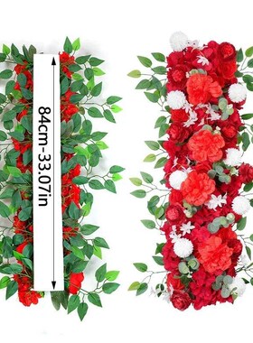 Artificial Flowers Row Arch DIY Wedding Flower Wall Arrangem