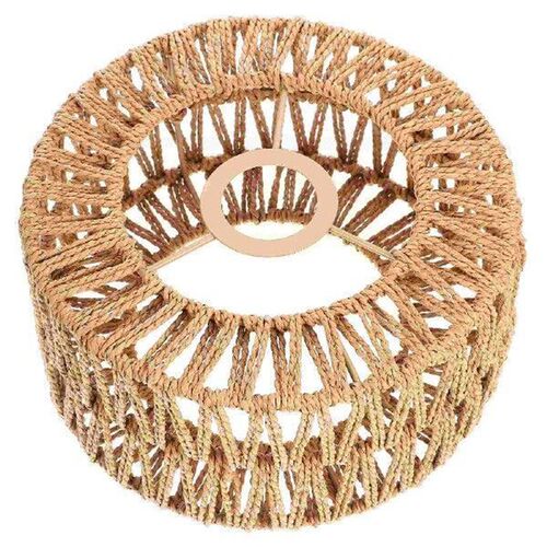 Lamp Shade Replacement Braided Straw Rope Lampshade Bedside