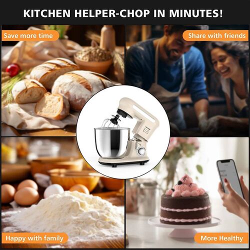 1pc Stand Mixer, Tilt-head Mixers, Kitchen Electric Dough Mi