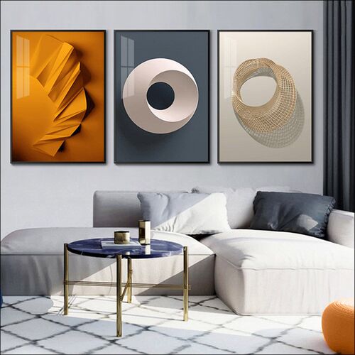 Modern Abstract Geometric Art Decoration Canvas Painting Pos