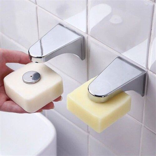 Stainless Steel Soap Dish Wall-mounted Self-Adhesive