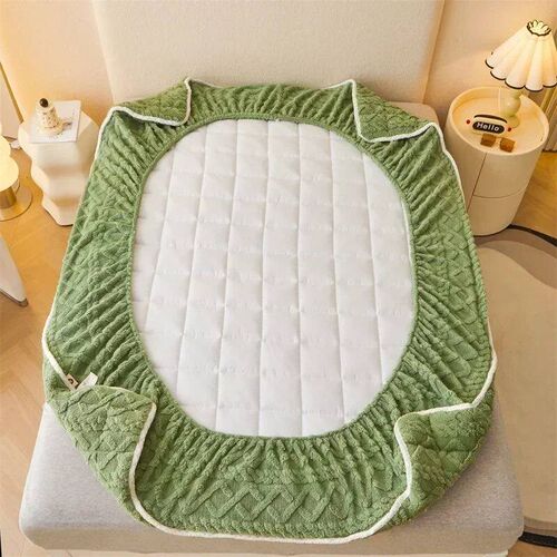 Autumn Winter Thicken Warm Maress Pad and Pillowcase Soft Ta