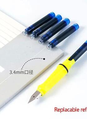 53Pcs Fountain Pen Replaceable Ink Set Black/Blue/Red ink EF