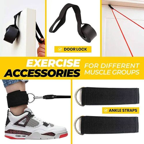 11pcs/Set Pull Rope, Resistance Bands, Portable Fitness Equi
